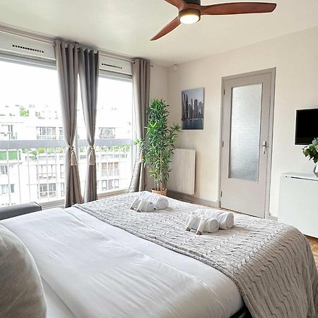 Brand-New Studio With Eiffel Tower View Paris Eksteriør billede